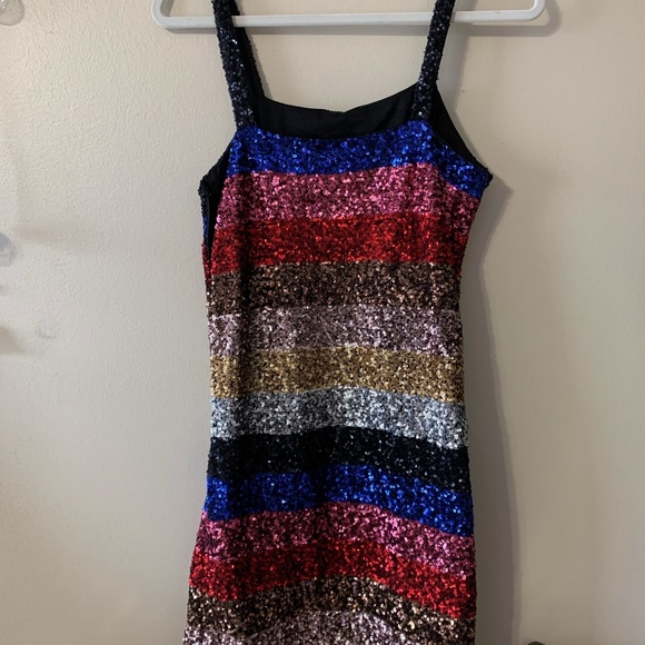 Gap Rainbow Sequin Dress - Picture 4 of 6